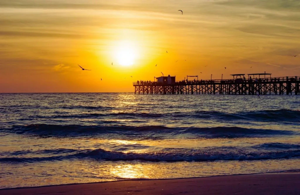 Pier at North Redington Beach. Keep reading to find out which beaches in west central Florida are the best to visit. 