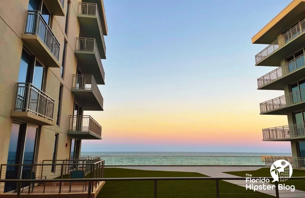 Sunset in Jacksonville Beach Margaritaville Hotel. One of the best things to do in Jacksonville, Florida