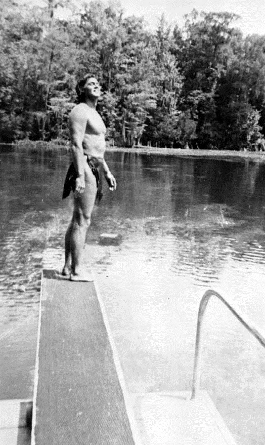 The film they were making was "Tarzan's Secret Treasure" (1941) produced by MGM, directed by Richard Thorpe, and starring Johnny Weissmuller and Margaret O'Sullivan. Partly filmed at Wakulla Springs (although O'Sullivan never came to Florida). Some of that footgage was also used in "Tarzan's New York Adventure" (1942) Keep reading to learn about the best things to do in the Florida Panhandle. 