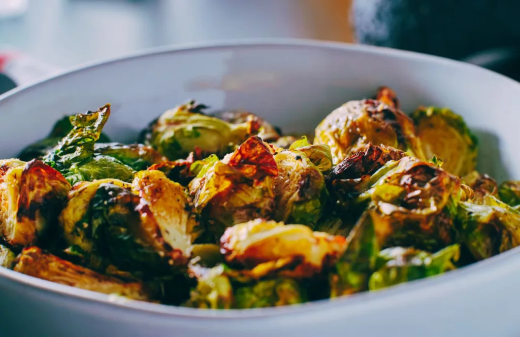 This is the best lunch in Jacksonville, Florida. True Food Kitchen with roasted Brussel Sprouts. Keep reading to learn more about where to go for lunch in Jacksonville. 