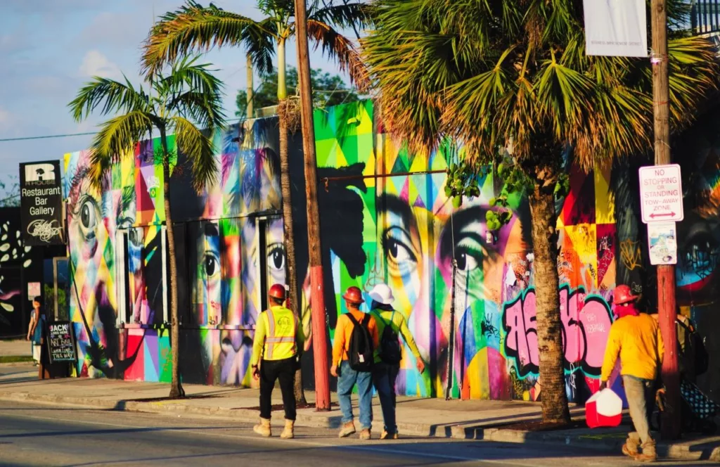Wynwood Design District in Miami, Florida. Keep reading to learn about the best Florida beaches for a girl's trip!