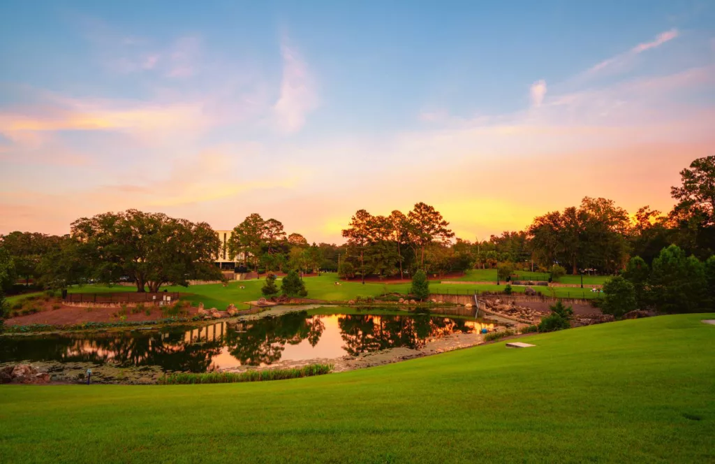 Cascades Park in Tallahassee. One of the best things to do for Memorial Day Weekend in Florida