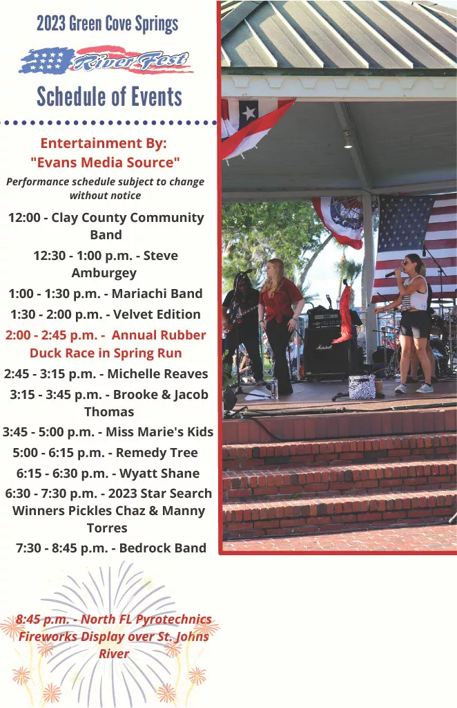 Green Cove Springs River Fest 2023 for Memorial Day Weekend in Florida. Keep reading to find out more things to do on Florida Memorial Day weekend.  