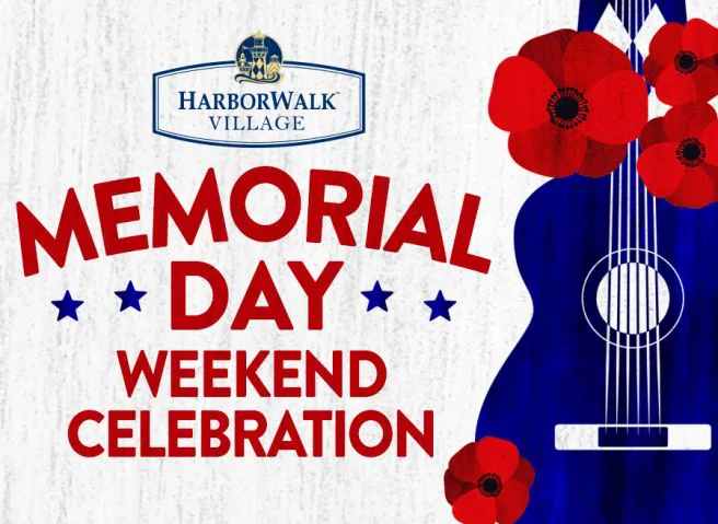 Harborwalk Village Memorial Day Weekend Celebration in Destin, Florida. Keep reading to find out all you need to know about Memorial Day weekend events in Florida. 