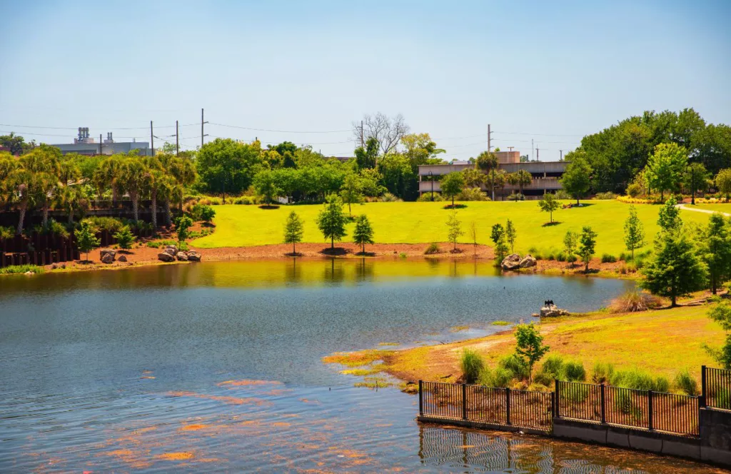 Tallahassee Cascades Park. One of the best things to do for Memorial Day Weekend in Florida. Keep reading to find out more things to do on Florida Memorial Day weekend.  