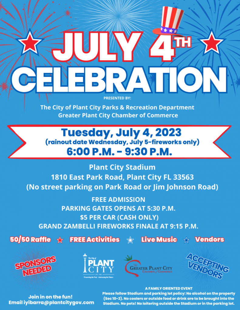 Plant City Florida 4th of July Celebration.