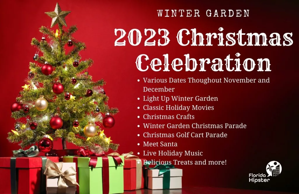 Christmas in Winter Garden, Florida 2023 events. Keep reading to learn more about all the best things to do for Christmas in Orlando 2023.