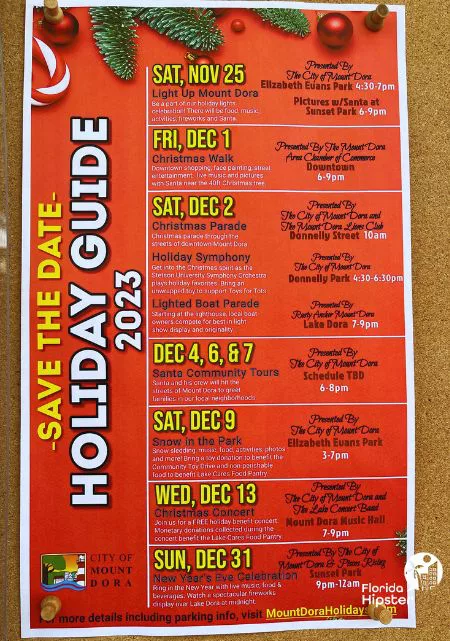 Mount Dora Christmas Holiday Guide 2023 Dates and Schedule. Keep reading to discover more Christmas events in Orlando.