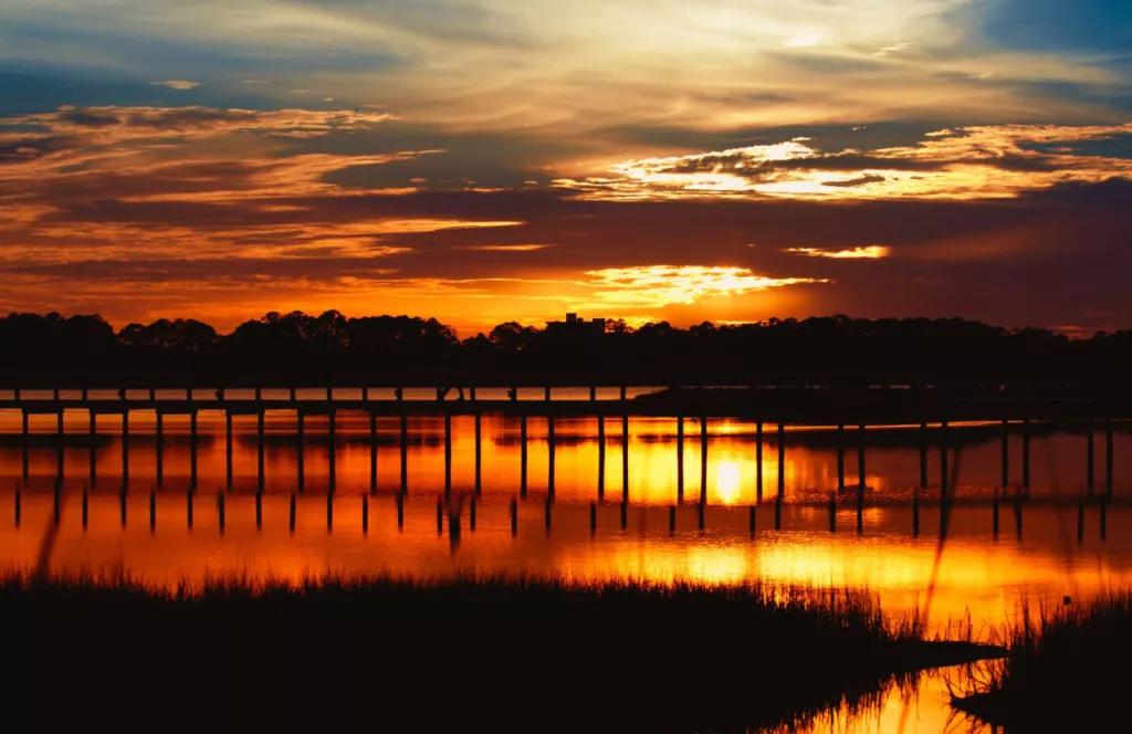 Sunset At St. Andrew State Park. Keep reading to get the Full Guide to Snorkeling in Panama City Beach, Florida.