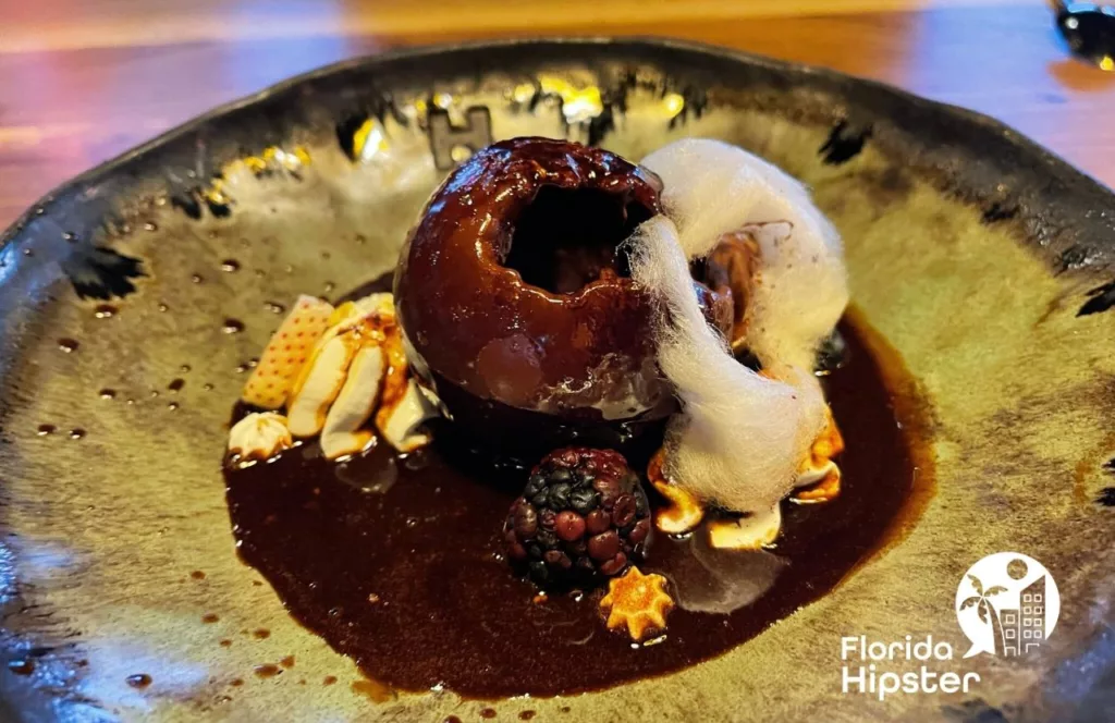 The H Steakhouse chocolate dessert. One of the best restaurants in Orlando, Florida. Keep reading to find out all you need to know about Orlando steakhouses.
