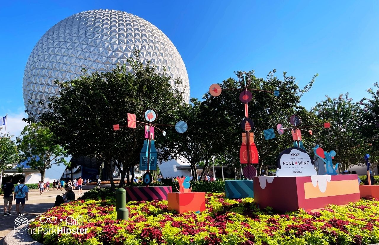 Epcot Food and Wine Festival at Disney Spaceship Earth