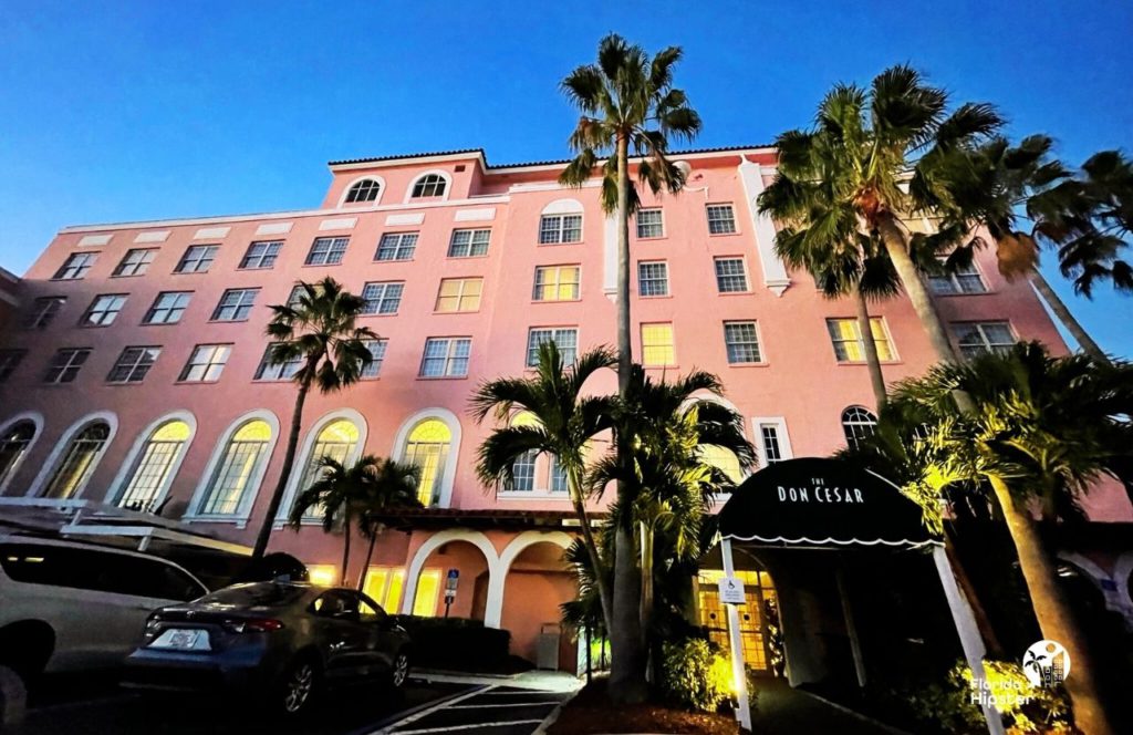 St. Petersburg Beach, Florida The Don Cesar Resort. One of the best Florida Beaches in April.