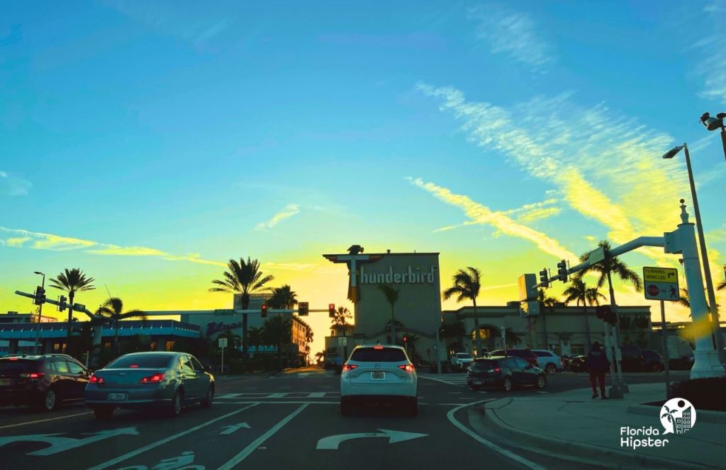 Treasure Island, Florida Thunderbird Hotel. Keep reading to find out where to see the best sunsets in Tampa Florida. 