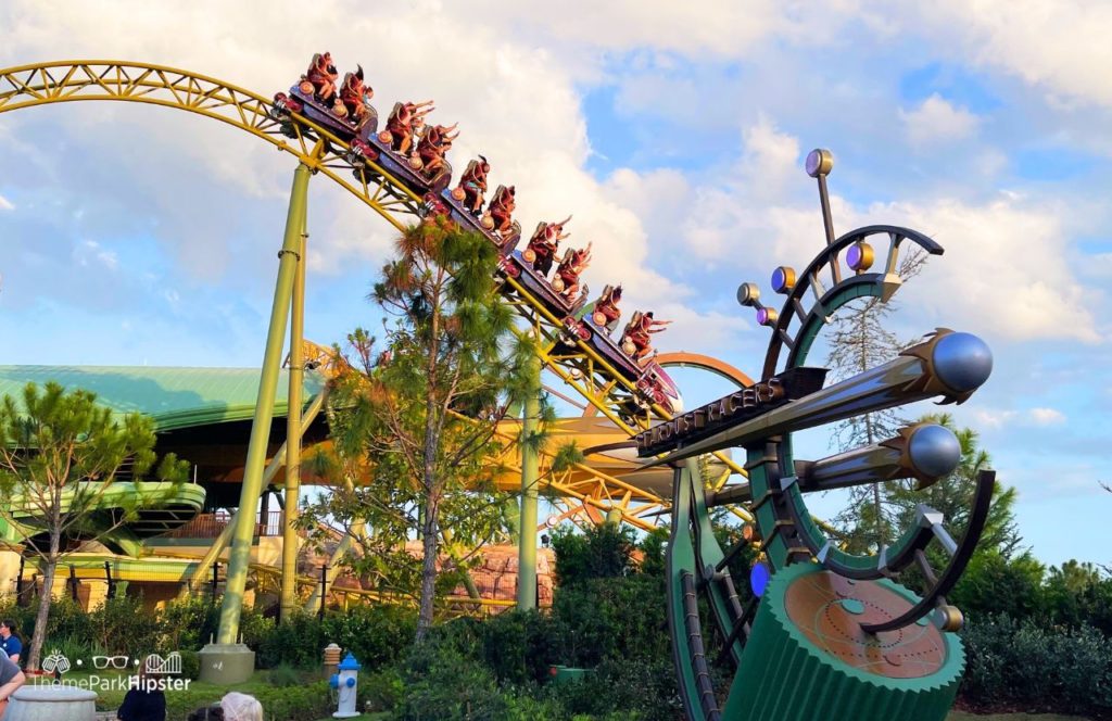 Celestial Park Stardust Racers Roller Coaster Universal Epic Universe Theme Park Orlando