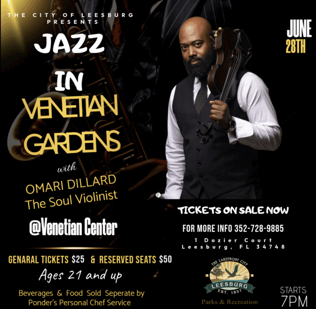 Leesburg Jazz in Venetian Gardens