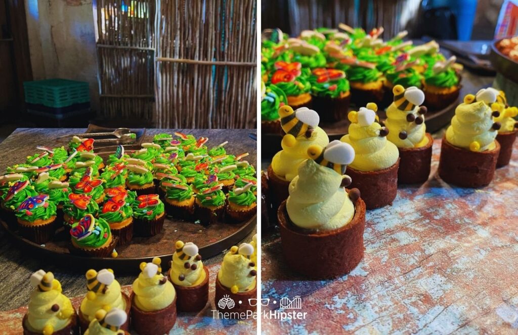 Tusker House Restaurant Buffet Food cupcake dessert Disney Animal Kingdom Theme Park